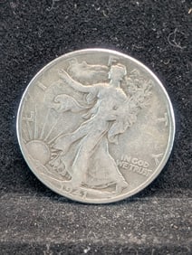 1941 Walking Liberty 50c. 90% Silver. WWII Era