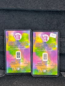 2-.999 Fine Silver Wealth You Can Hold- 1 Grain, Sealed, Great Gifts