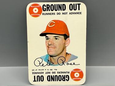 1968 Topps Game #30 Pete Rose - HOF - Reds