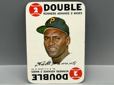1968 Topps Game #6 Roberto Clemente - HOF - Pirates