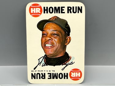 1968 Topps Game #8 Willie Mays - HOF - Giants