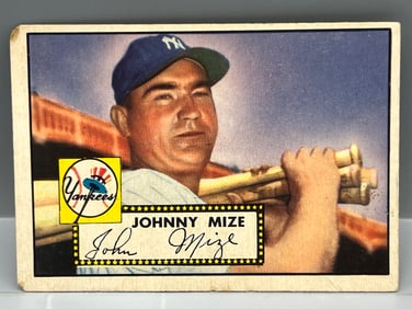1952 Topps Johnny Mize #129