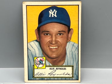1952 Topps Allie Reynolds Black #67