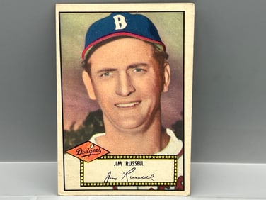 1952 Topps Jim Russell Black #51