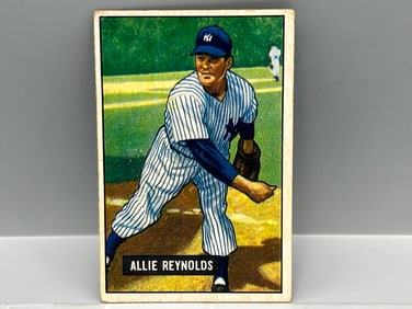 1951 Bowman #109 Allie Reynolds - Yankees