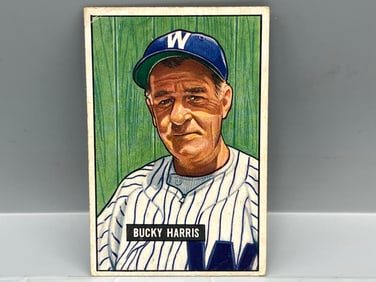 1951 Bowman #275 Bucky Harris - HOF - Senators - High Number