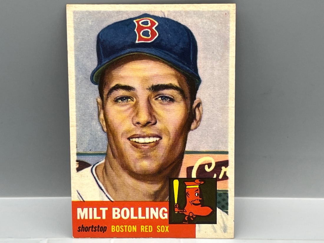1953 Topps Milt Bolling High Number RC #280 - Last Card In Set: 1953 Topps Milt Bolling High Number RC #280 - Last Card In Set