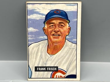 1951 Bowman #282 Frank Frisch - HOF - Cubs - High Number