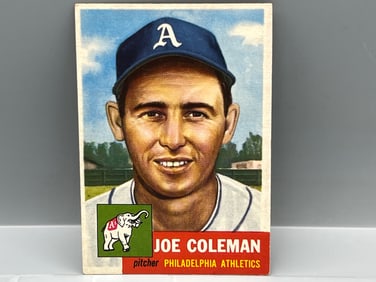 1953 Topps Joe Coleman High Number #279
