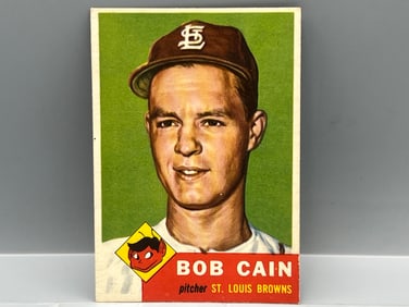 1953 Topps Bob Cain High Number #266