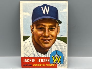 1953 Topps Jackie Jensen High Number #265