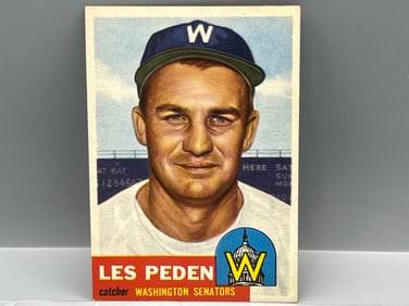 1953 Topps Les Peden High Number RC #256
