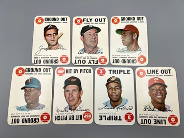 Lot Of (7) - 1968 Topps Game - HOFers