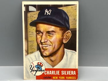 1953 Topps Charlie Silvera High Number #242
