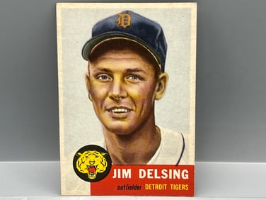 1953 Topps Jim Delsing High Number #239