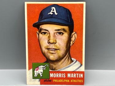 1953 Topps Morris Martin High Number #227