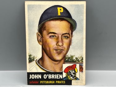 1953 Topps Johnny O'Brien High Number RC #223