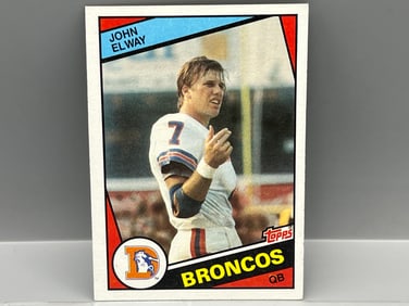 1984 Topps Football #63 John Elway Rookie - HOF - Broncos