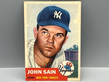 1953 Topps Johnny Sain SP #119