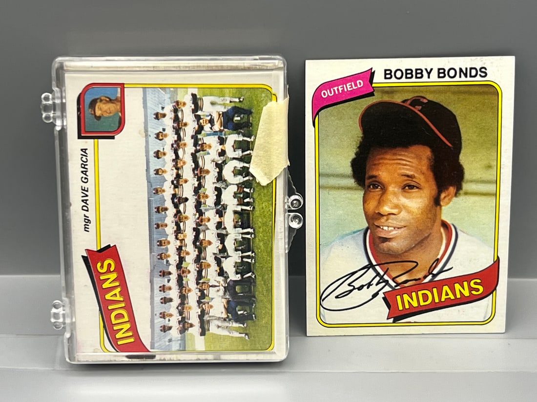 1980 Topps Cleveland Indians Baseball Complete Team Set (1 of 2)