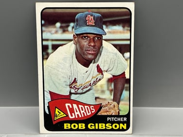 1965 Topps #320 Bob Gibson - HOF - Cardinals