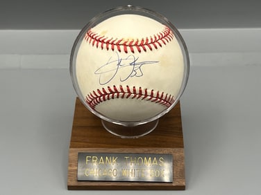 Frank Thomas Signed OAL Baseball - No COA but guaranteed to pass 3rd party authentication