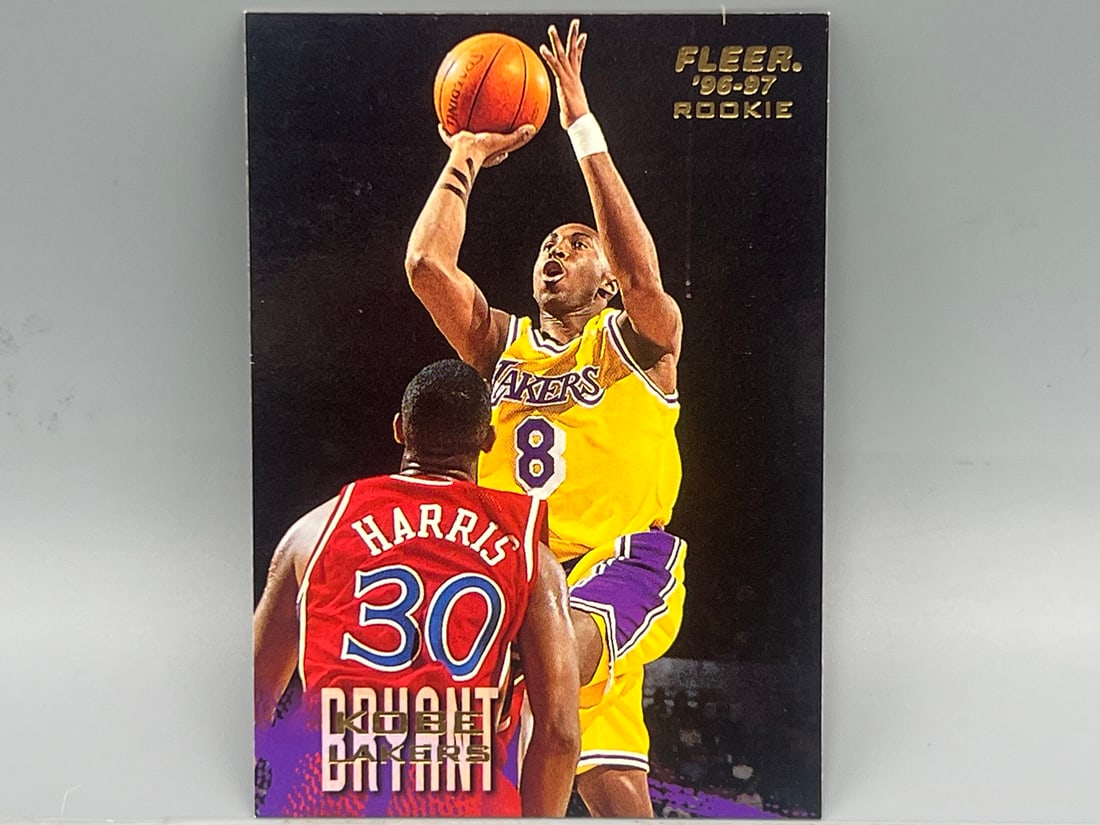 1996 Fleer Kobe Bryant RC #203: 1996 Fleer Kobe Bryant RC #203