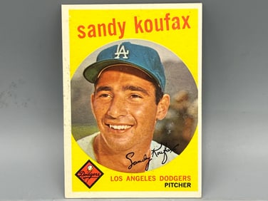 1959 Topps Sandy Koufax #163