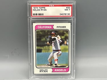 1974 Topps Nolan Ryan #20 PSA NM 7