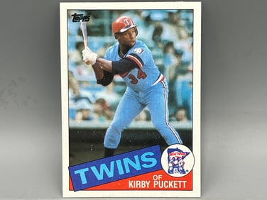 1985 Topps Kirby Puckett RC #536