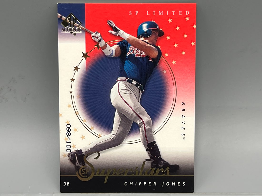 2000 SP Authentic Chipper Jones SP #/100: 2000 SP Authentic Chipper Jones SP #/100