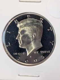 2005-S Clad Proof Kennedy Half Dollar