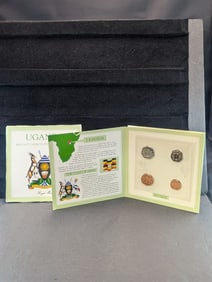 1987 Uganda Coin Collection all mint UNC