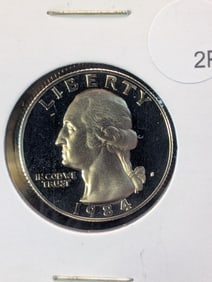 1984-S Clad Washington Proof Quarter