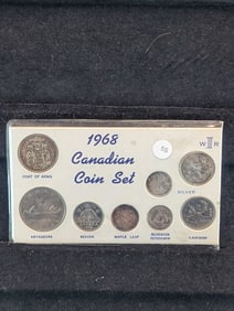 1968 Canadian Coin Set in Packaging