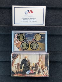 2008-S U.S. Presidential Dollar Proof Set