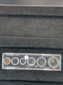1973 Canadian Coin Set in Plastic Case