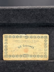 1916 French 50 Centimes Currency