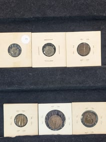(6) Assorted Foreign Coins