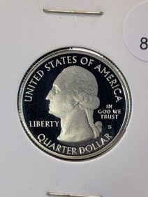 2010-S 90% Silver Proof ATB Quarter Hot Springs National Park (AR)