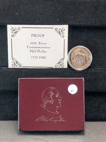 1982-S George Washington 90% Silver Commemorative Half Dollar