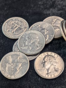 $10 Tube of 1993-D Washington Quarters