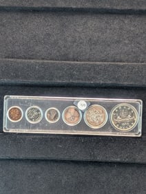 1960 Canada Silver Set. 4-80% Silver Coins