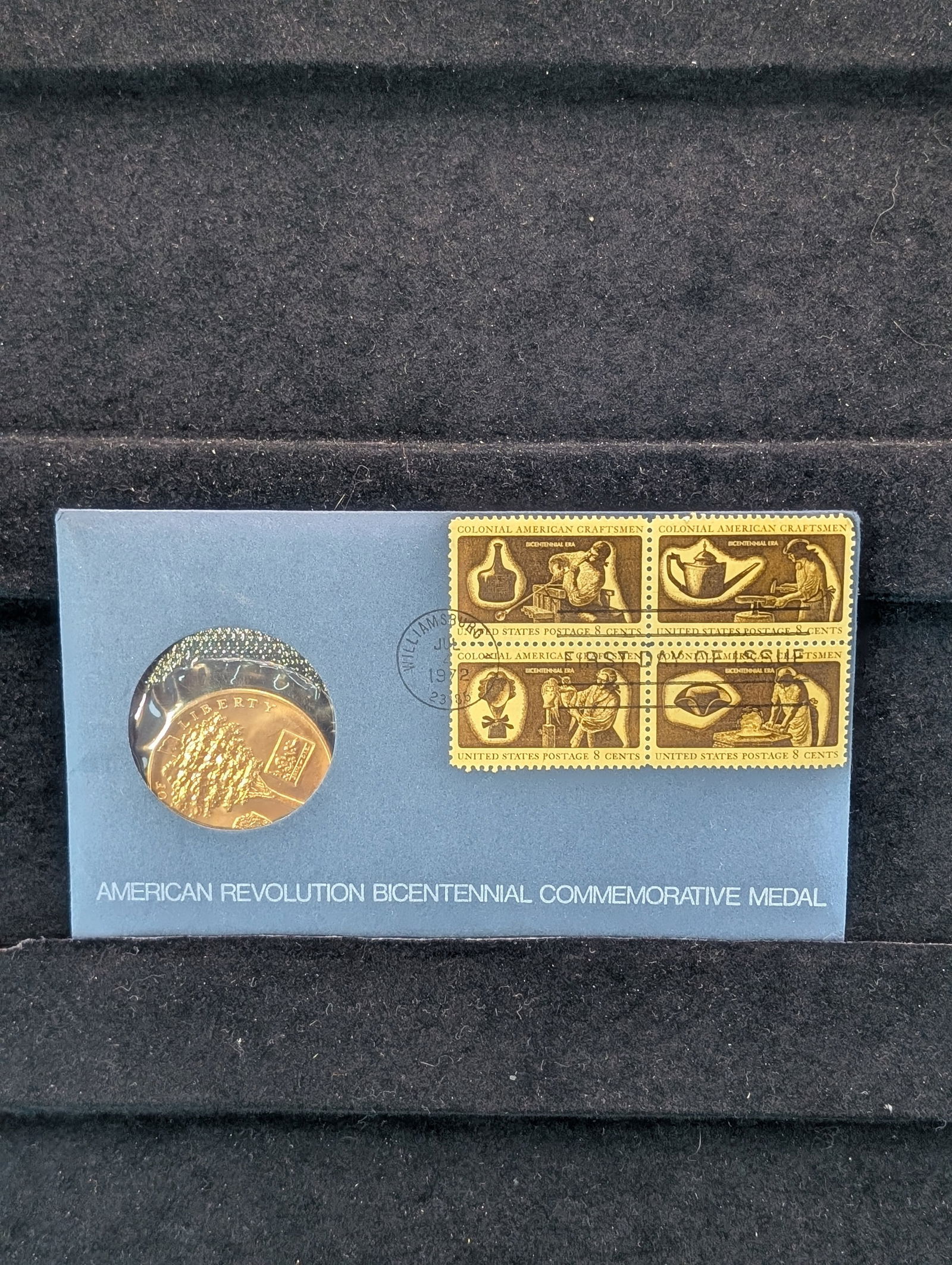 George Washington American Revolution Bicentennial Medal First Day Cover (1 of 3)