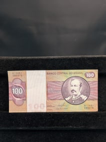 100 Cruzeiros Brazilian Banknote Mint