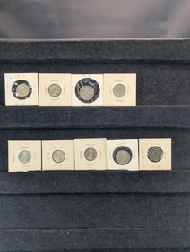 (9) Assorted Foreign Coins