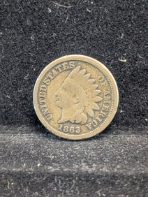 1863 Indian Head Cent