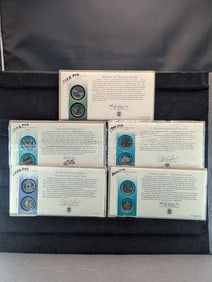 (5) Sets P&D State Quarters Mint UNC