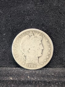 1900-O Barber Half Dollar.