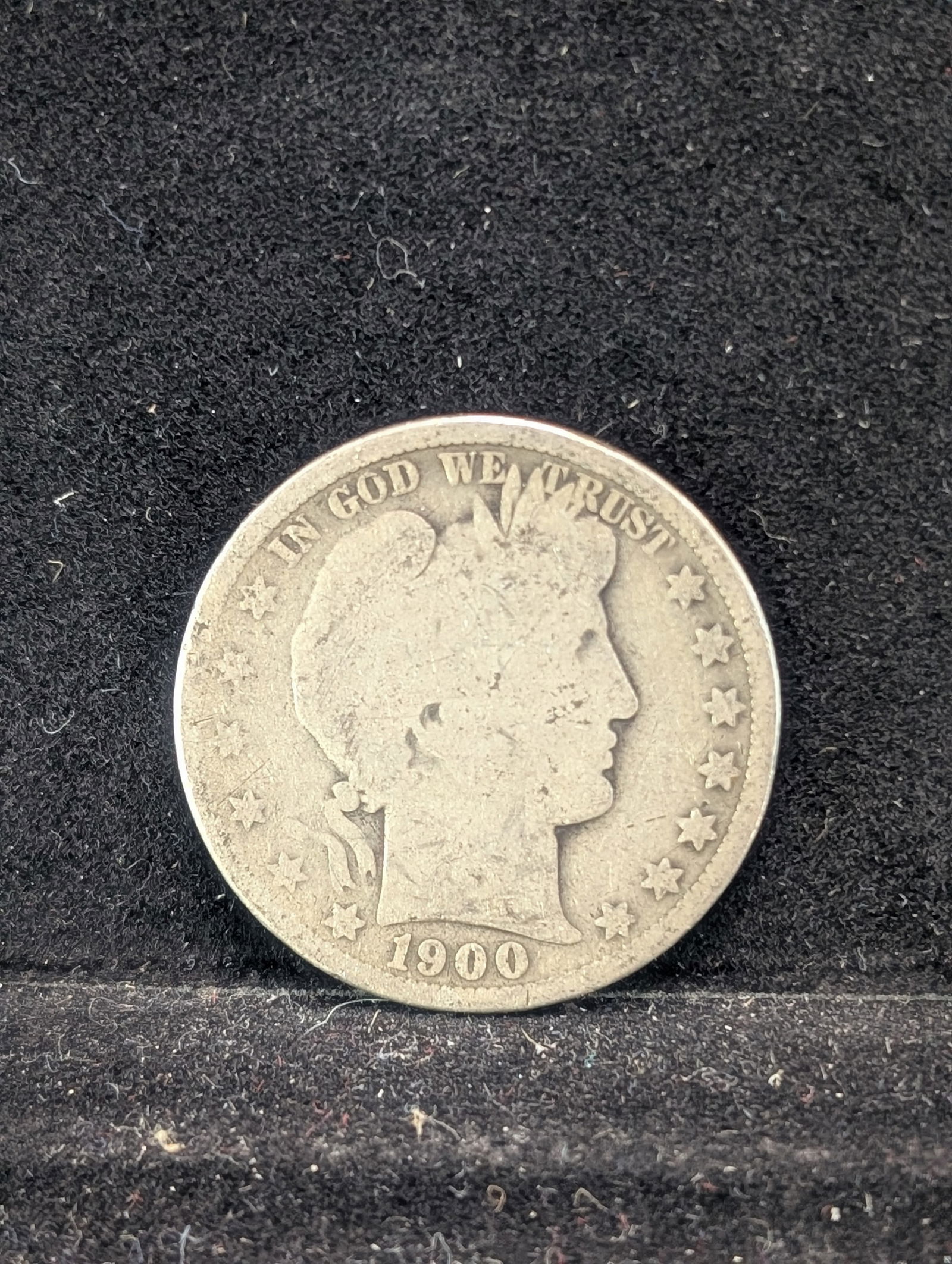 1900-O Barber Half Dollar. (1 of 2)